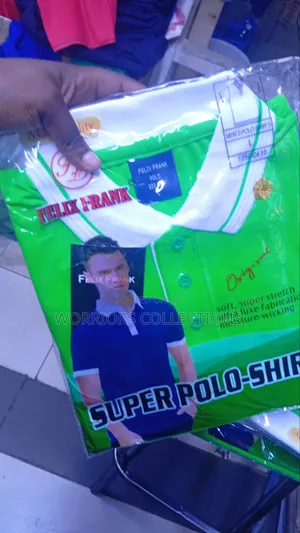 Green and White Polo T-Shirts