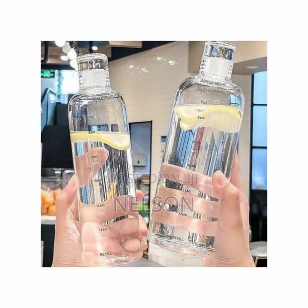 700ml Water Bottle Leak Proof With Time Maker - thumbnail 2