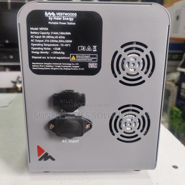 1kwh 500w Vestwoods Portable Power Station