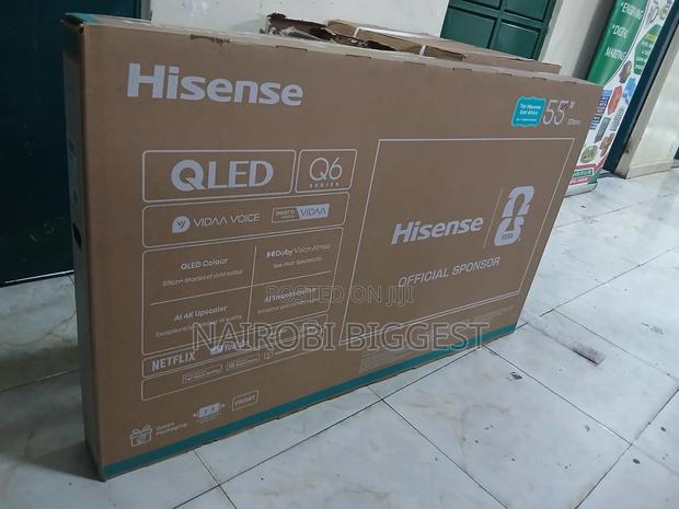 Hisense 55" Qled Vidaa Smart 4k Frameless Television