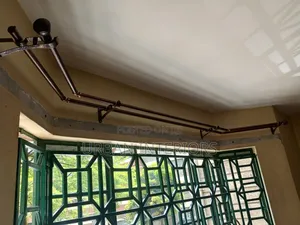 Jua Kali Curtain Rods for Corner Windows Jua Kali Curtain Rods