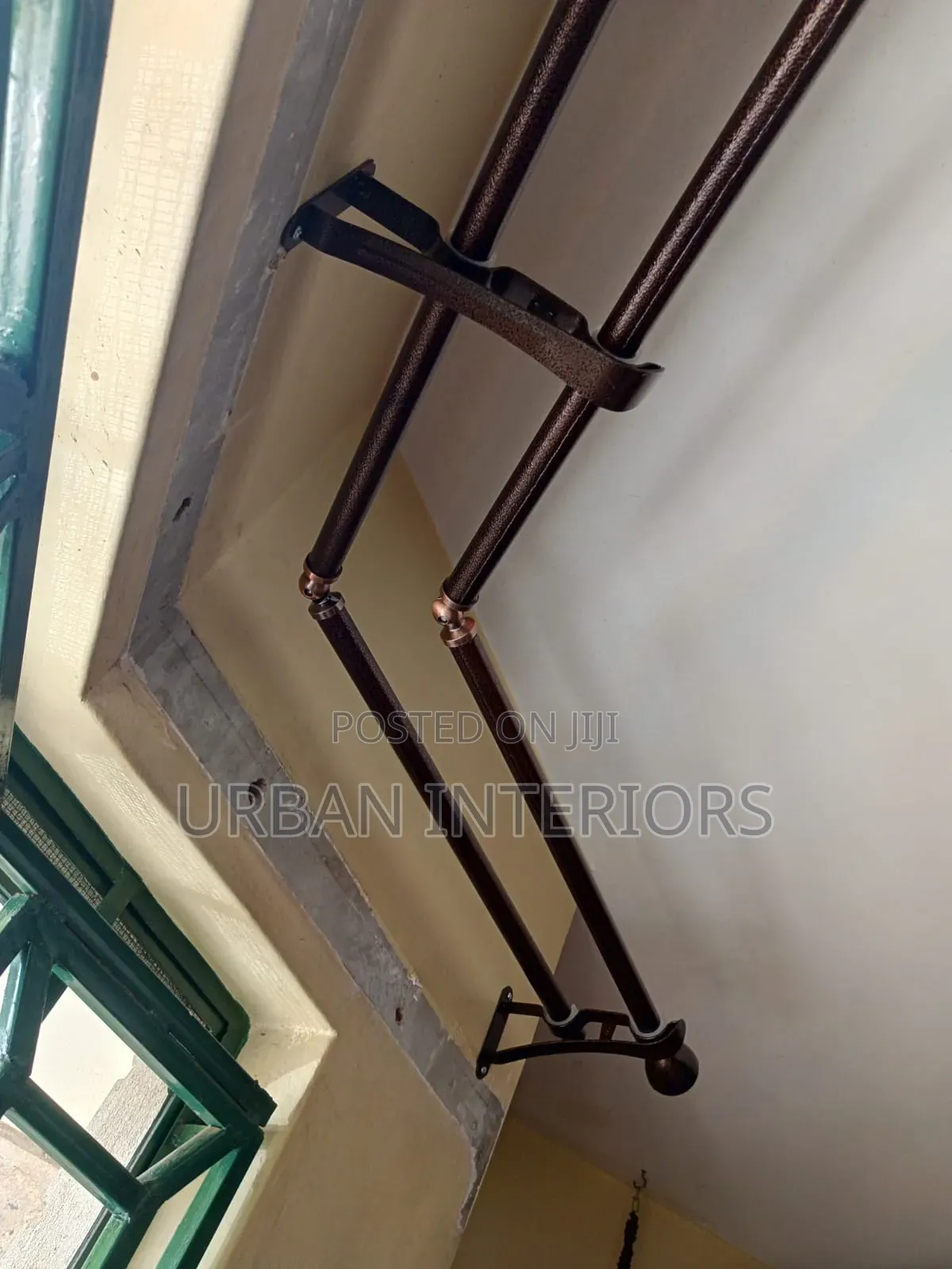Jua Kali Rods With Corner Brackets Jua Kali Rods With Corner Brackets