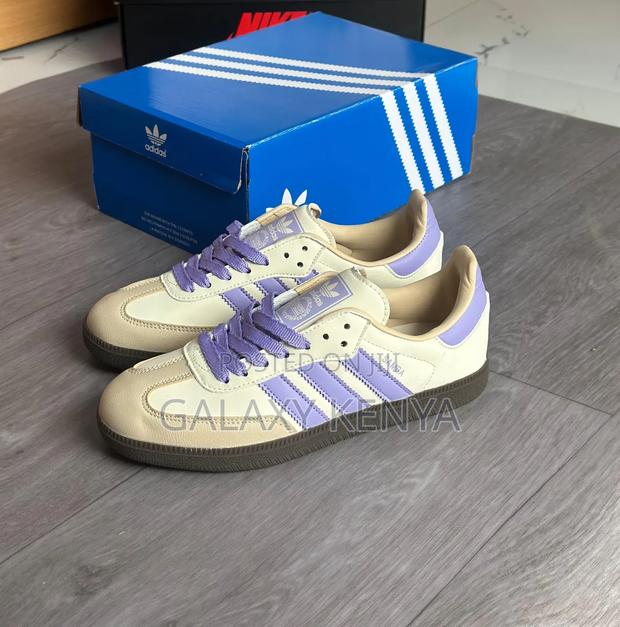 Adidas Samba White Purple - main view
