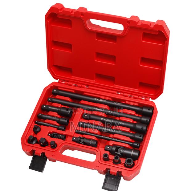 18 Pcs, Impact Wrench Socket Extensions Set, 1⁄2”, 3/8”,1/4”