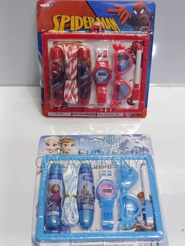 Combined Set - Skipping Rope,Watch,Googles,Writing Board. - main view