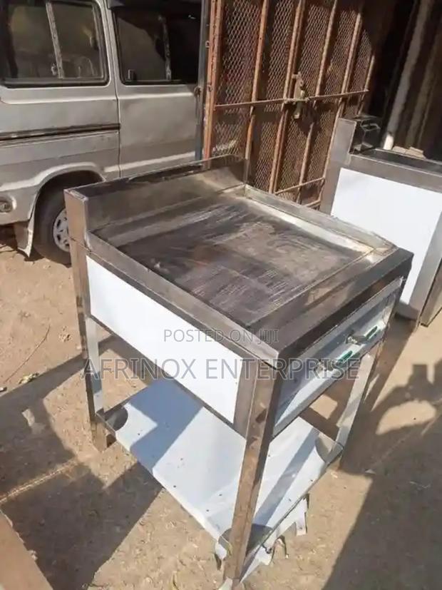 Commercial Stainless Steel Dosa Plate. - main view