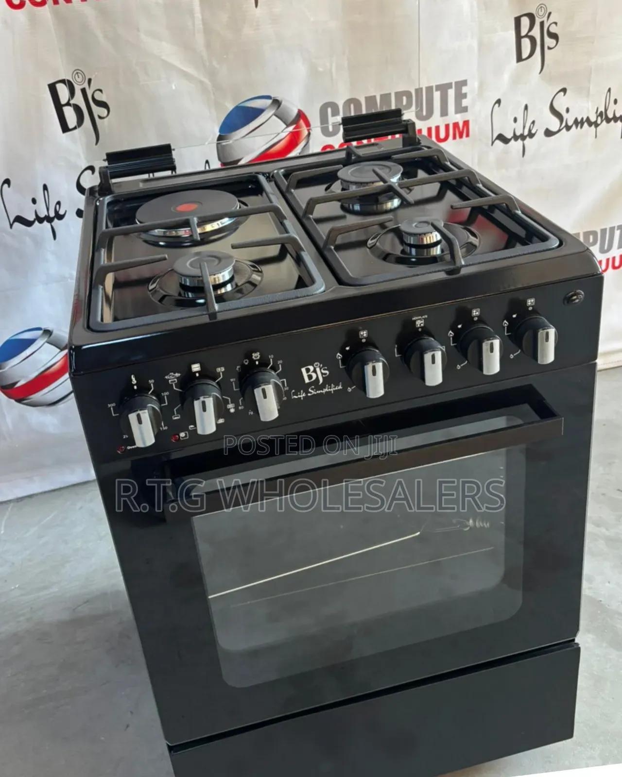 Elite 60×60 Freestanding Cooker – 3 Gas + 1 Electric