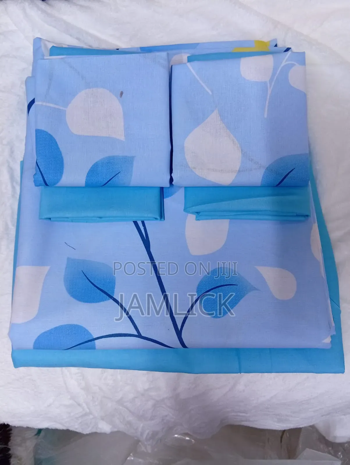 Mix Match Cotton Bedsheets With Elastic Edges – 6 Pieces Set - Sn