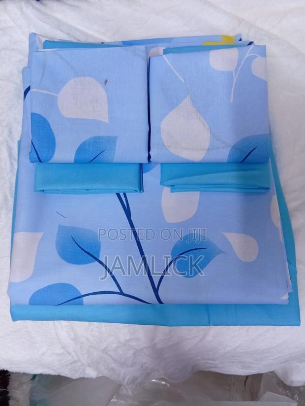 Mix Match Cotton Bedsheets With Elastic Edges – 6 Pieces Set - Sn - thumbnail 4