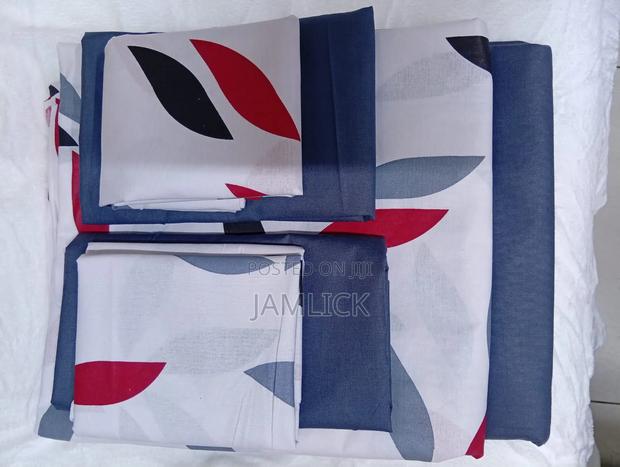 Mix Match Cotton Bedsheets With Elastic Edges – 6 Pieces Set - Sn - thumbnail 5