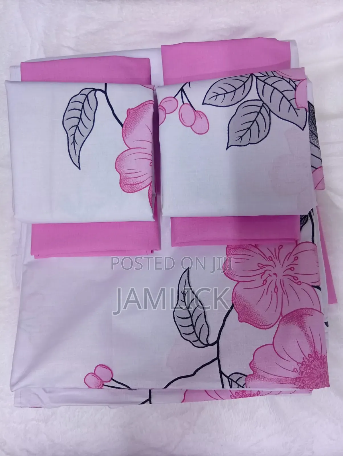 Mix Match Cotton Bedsheets With Elastic Edges – 6 Pieces Set - Sn