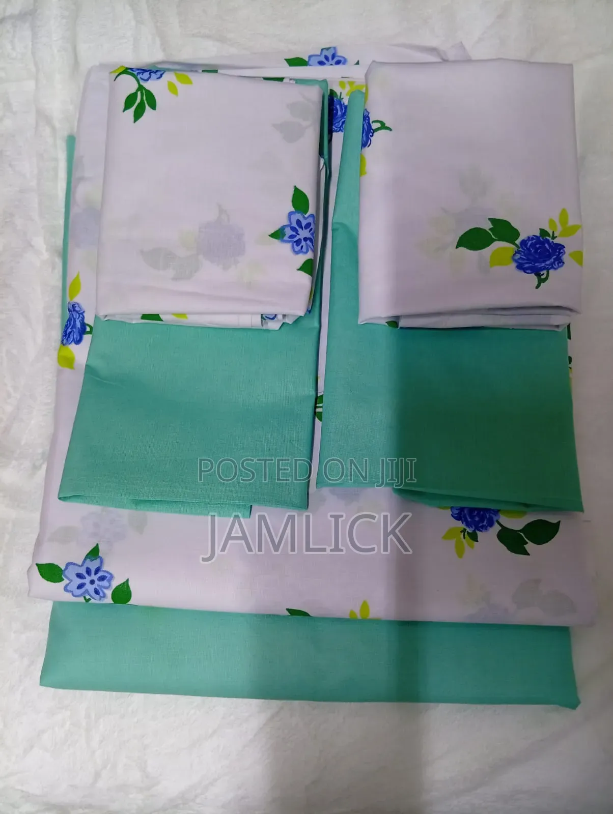 Mix Match Cotton Bedsheets With Elastic Edges – 6 Pieces Set - Sn