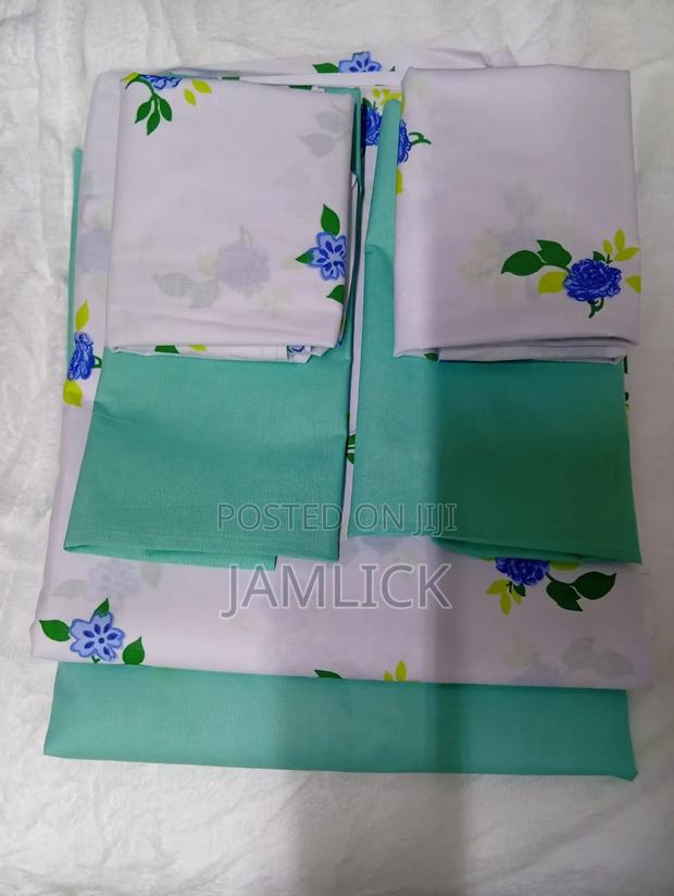 Mix Match Cotton Bedsheets With Elastic Edges – 6 Pieces Set - Sn - thumbnail 12