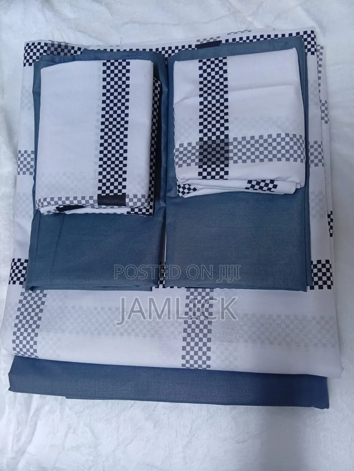 Mix Match Cotton Bedsheets With Elastic Edges – 6 Pieces Set - Sn