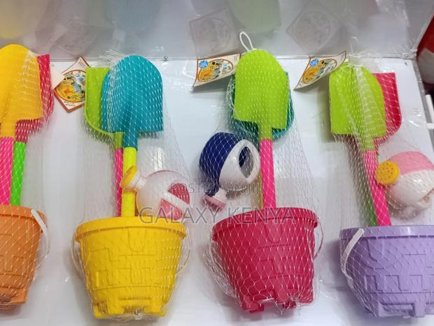 Beach Buckets With Beach Toys - main view