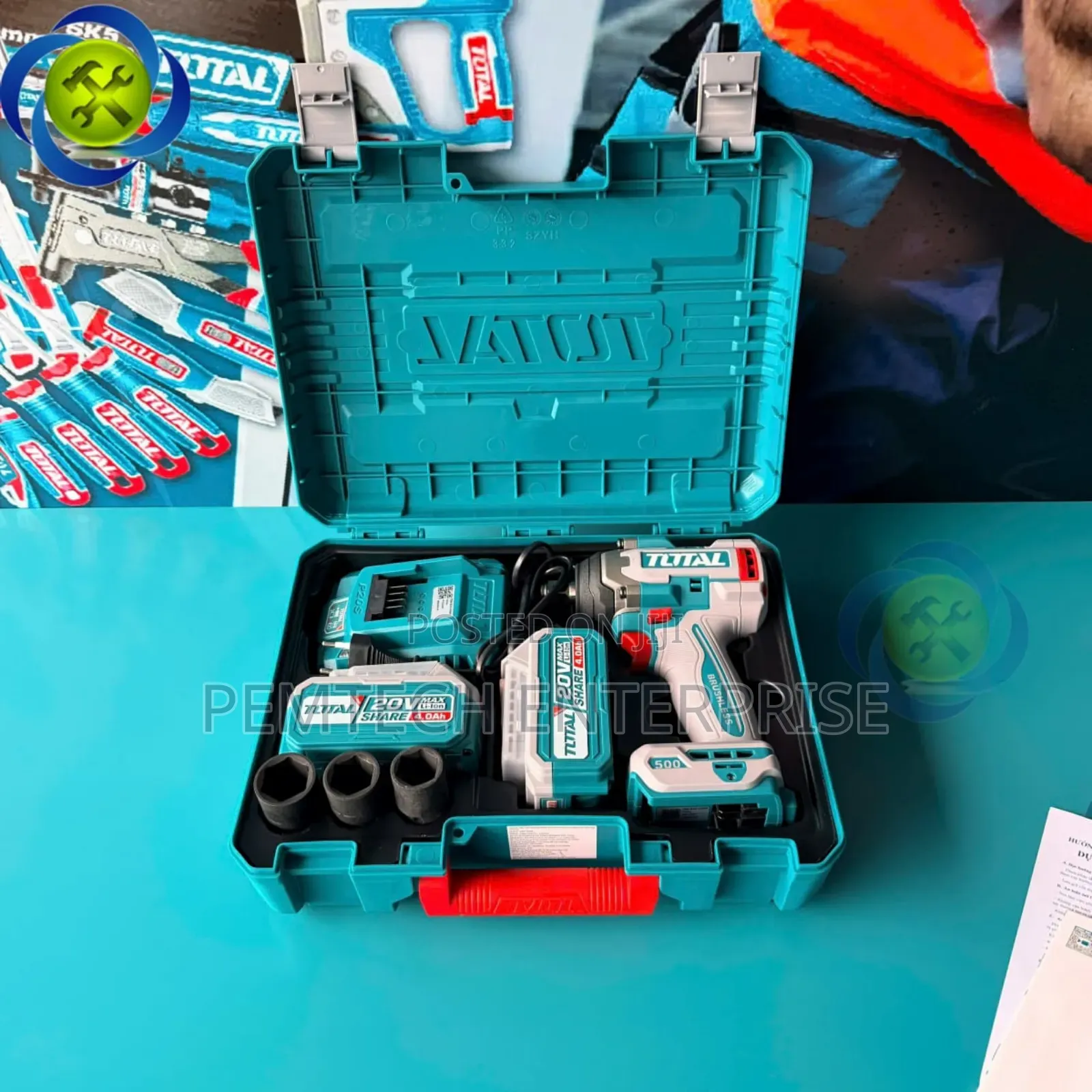 Total Tiwli2050 Lithium-Ion Impact Wrench.