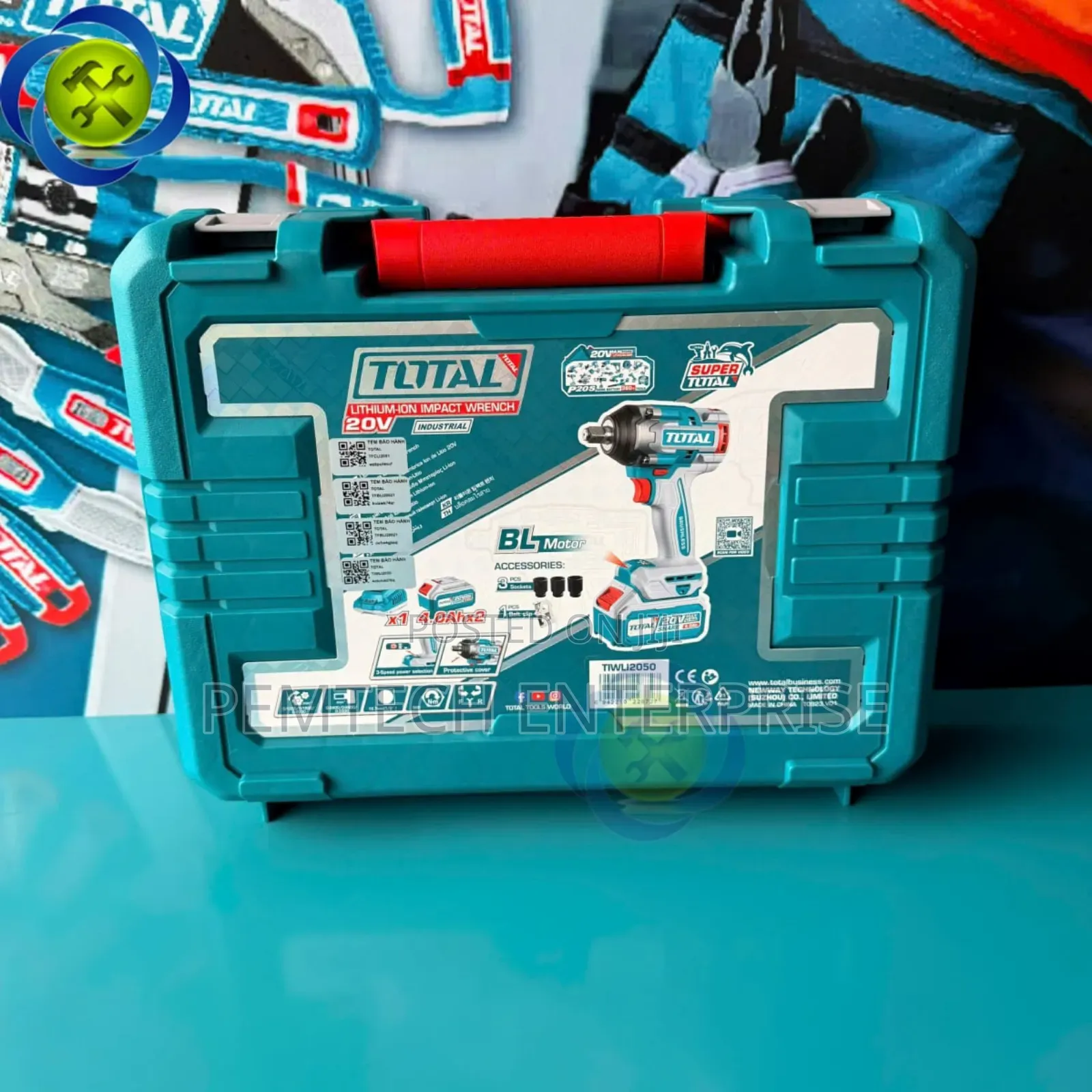 Total Tiwli2050 Lithium-Ion Impact Wrench.