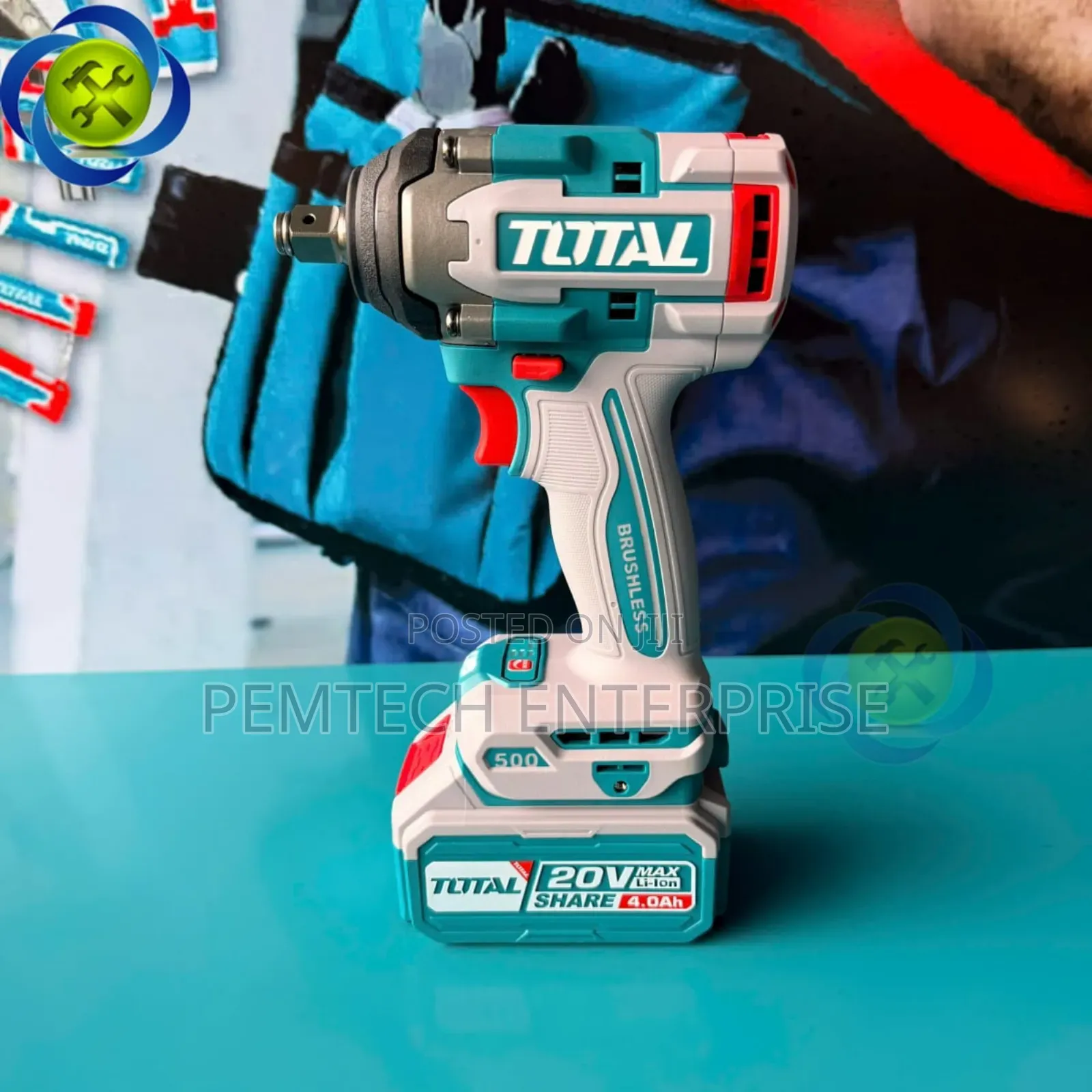Total Tiwli2050 Lithium-Ion Impact Wrench.