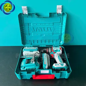 Total Tools Lithium-Ion Compact Brushless Cordless Impact Drill Set.