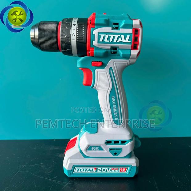 Total Tools Lithium-Ion Compact Brushless Cordless Impact Drill Set. - thumbnail 3