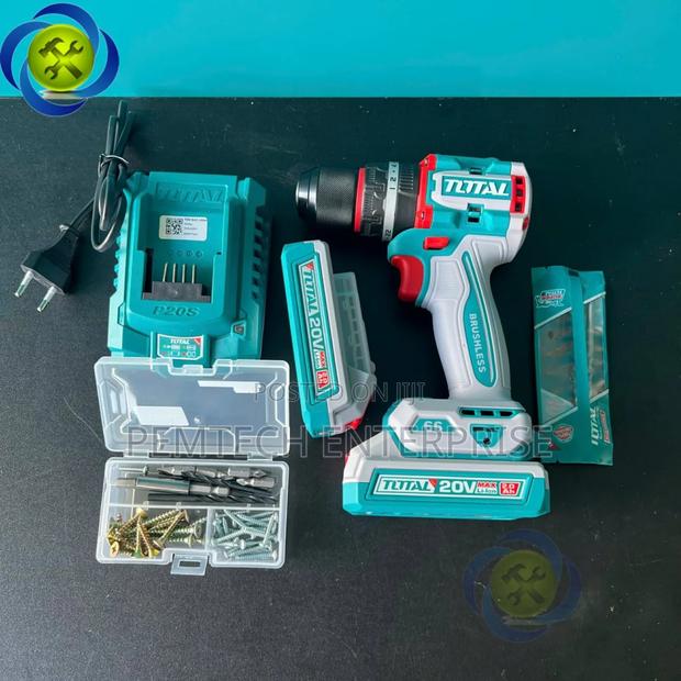 Total Tools Lithium-Ion Compact Brushless Cordless Impact Drill Set. - thumbnail 4