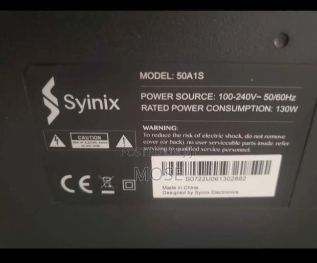 Broken 50 Inch Syinix 50a1s Frameless Tv Screen - thumbnail 2