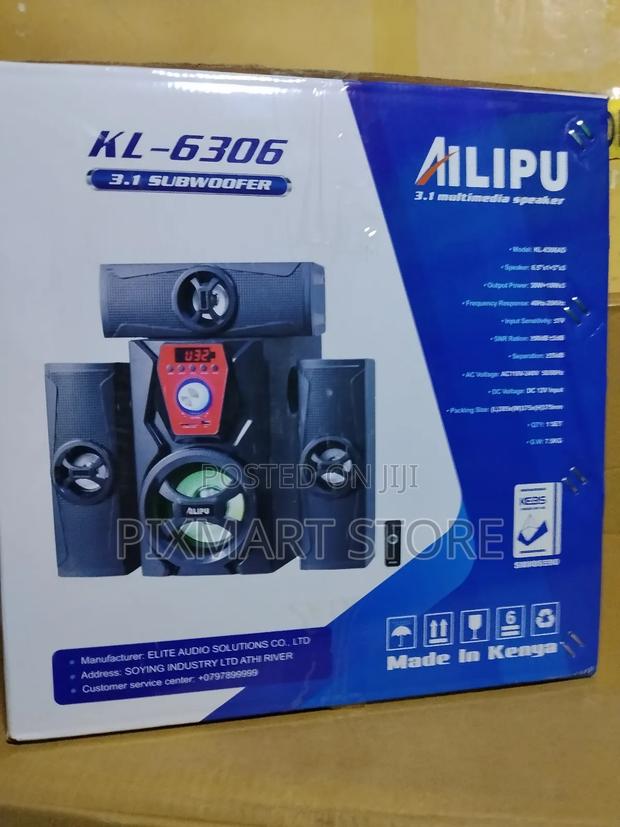Ailipu 3.1 Channel Home Theatre Speakers – Multimedia Woofer Setup