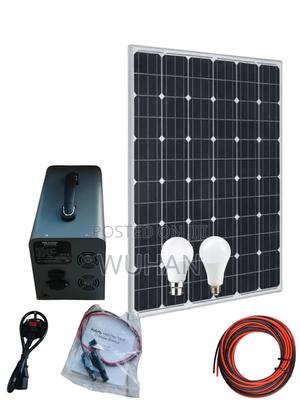 Vestwood 1kwh Power Dock,300w Solar Panel+20m Cable+2 Bulbs, Warranty - main view