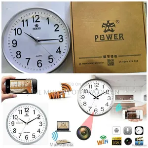 Wifi Wall Clock Camera 1080p Hd Hidden Nanny Cam