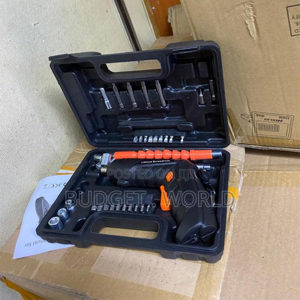 48pcs Rechargeable Screwdriver With Led Light