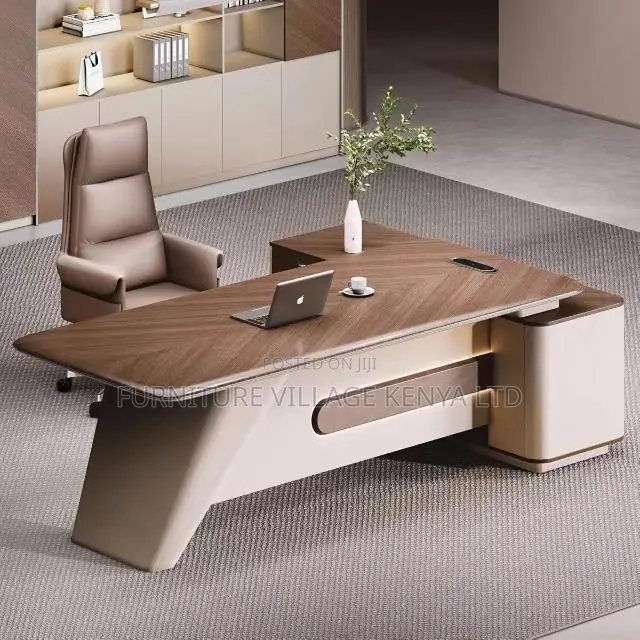 Executive Desks: 1800mm L-shaped Office Desk