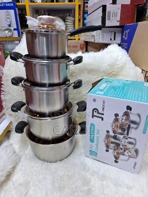 10pcs Jp Stainless Steel Cookware Set - main view