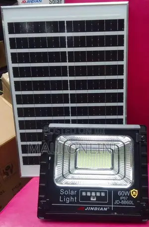 Jd 8860l 60w Solar Led Flood Light Waterproof Outdoor Security Lamp