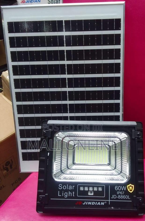 Jd 8860l 60w Solar Led Flood Light Waterproof Outdoor Security Lamp