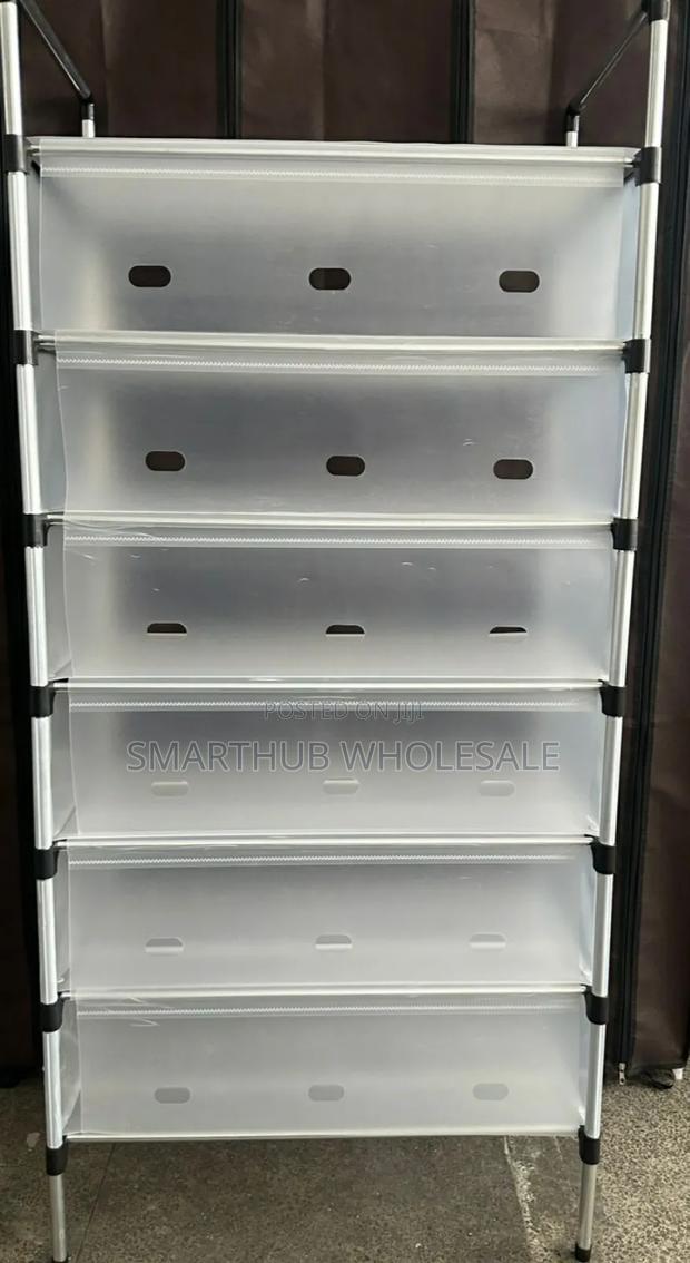 Shoe Rack- Shoe Rack Organizer 7 Tiers Dust-Proof