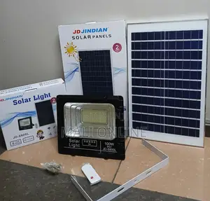 Jd Jindian Jd-8800l 100w Solar Led Flood Light Outdoor Security Lamp