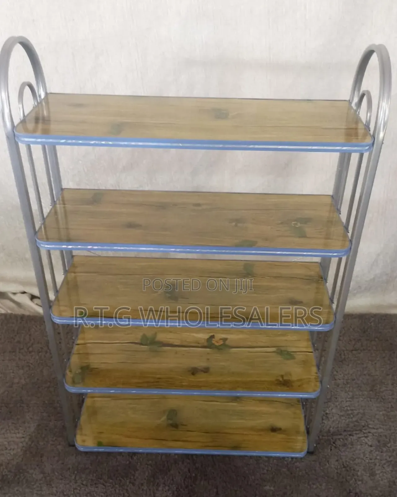 Premium 5‐Level Wooden Shoe Organizer – Imported Design