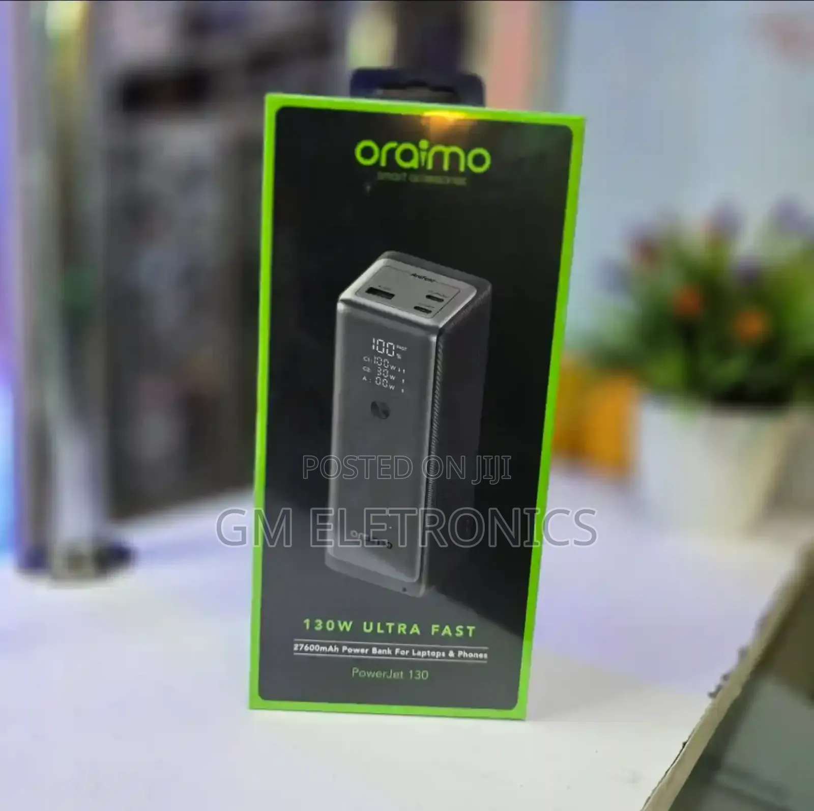 New Oraimo 130 Opb-727sq 130w Laptop Phone Super Fast Power Bank.