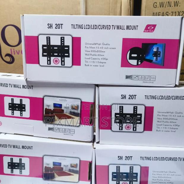 Tilting Tv Wall Mount for LCD/Led/Curved Screens, 45 Kg Load