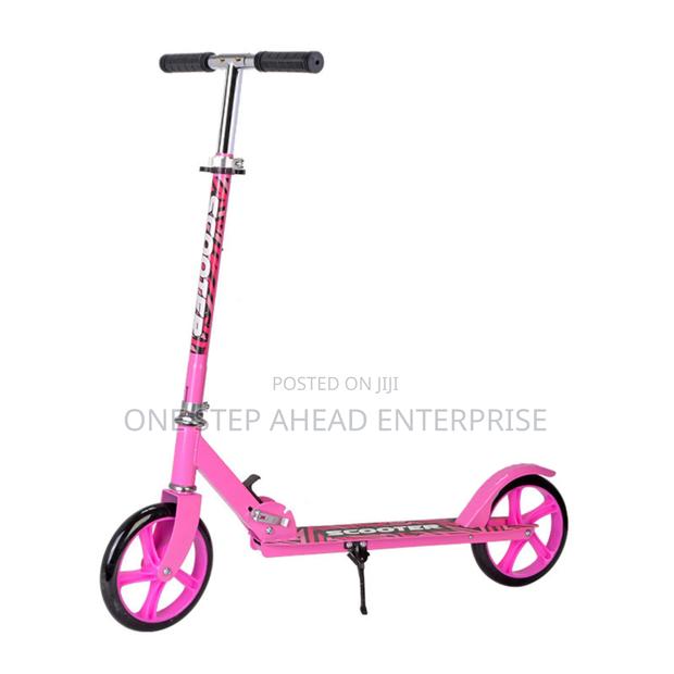 Pink Heavy-Duty Scooter Two Wheeled