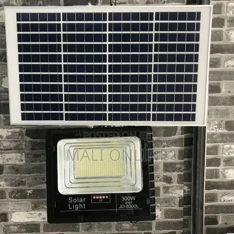 Jd Jindian Jd-8300l 300w Solar Led Flood Light Outdoor Security Lamp