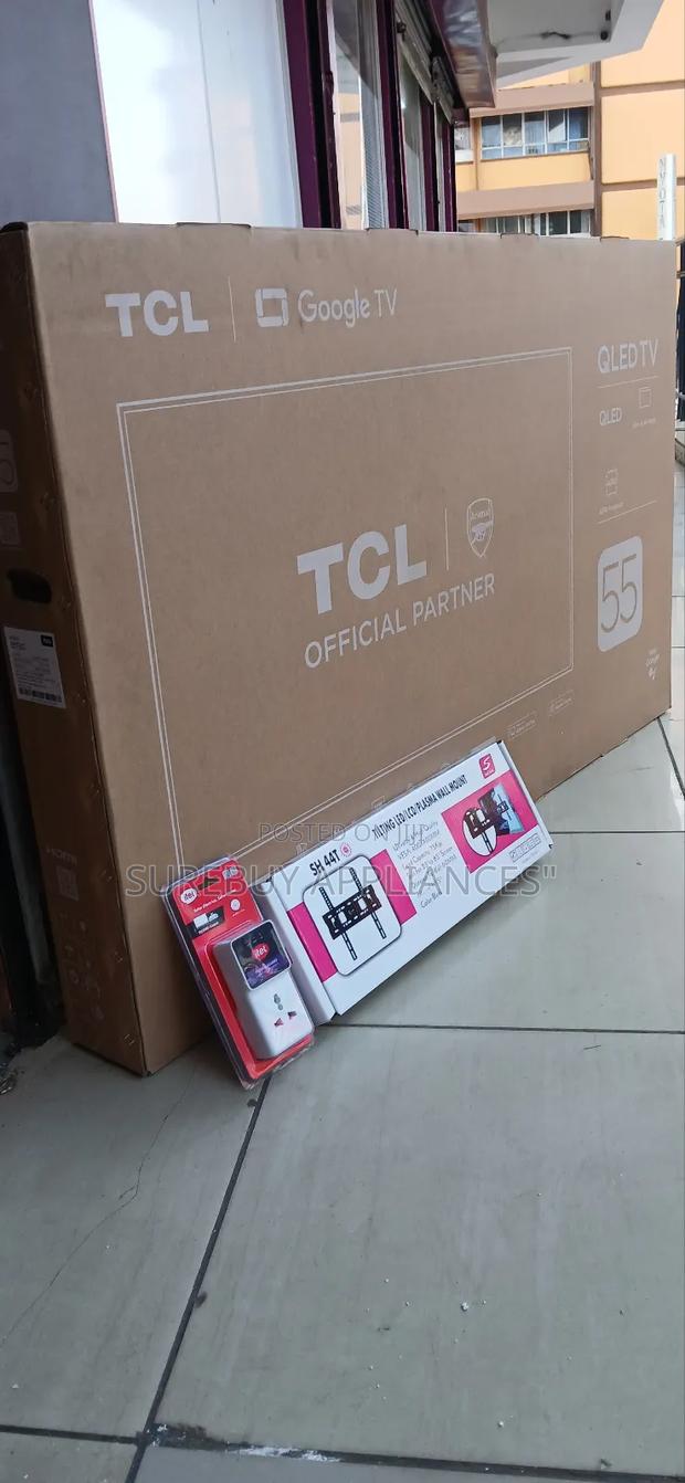 TCL 55” Qled Uhd Smart Television With HDR Voice Control