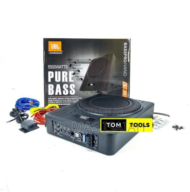 5500watts Pure Bass Underseat Subwoofer With Built-in Amp