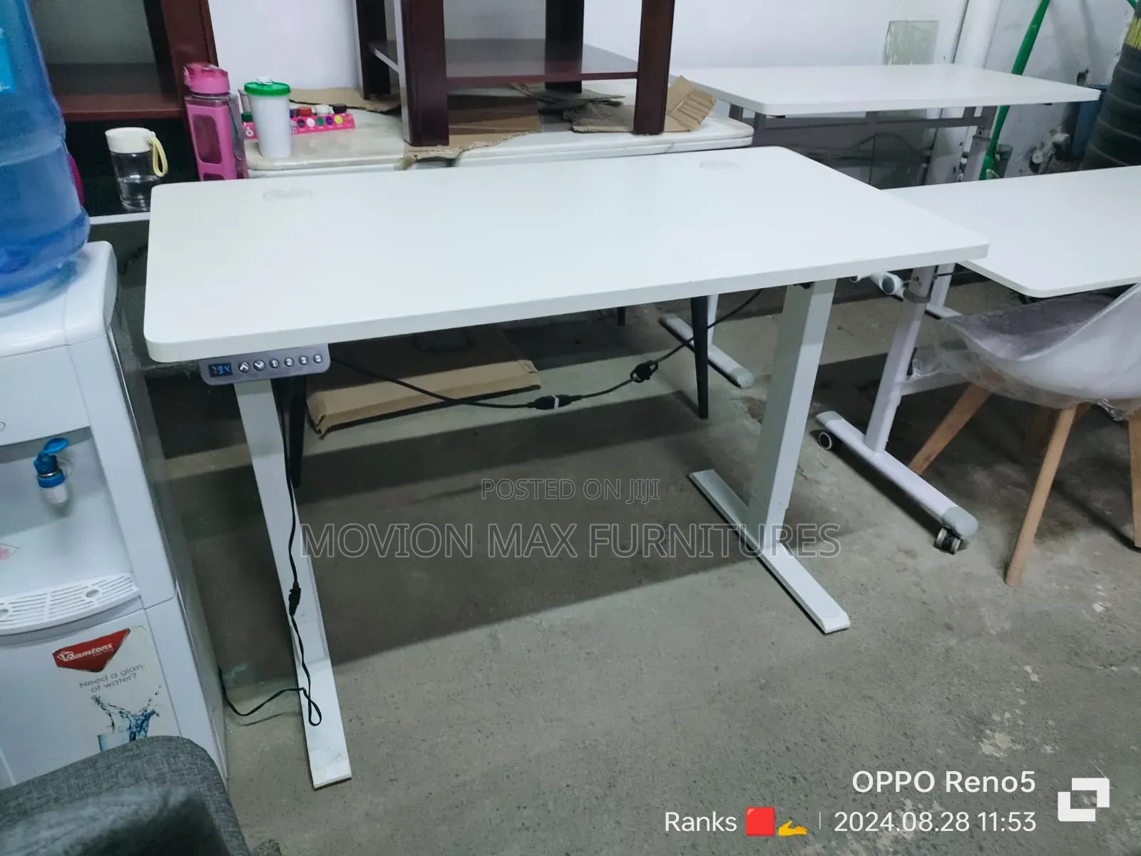 White Electric Table