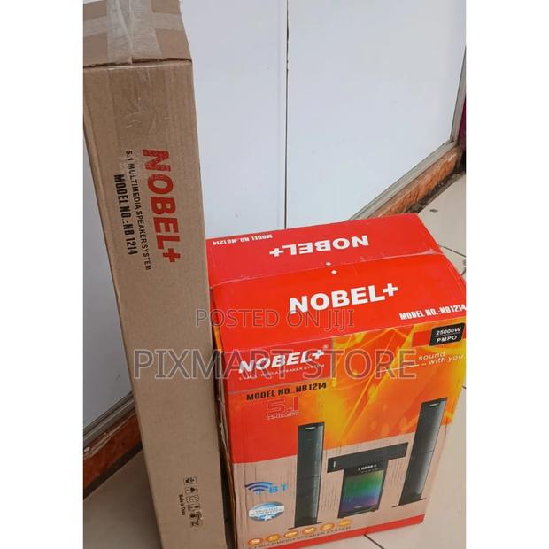 Nobel Plus Nb-1214 5.1 Surround Sound Speaker With Led Subwoofer