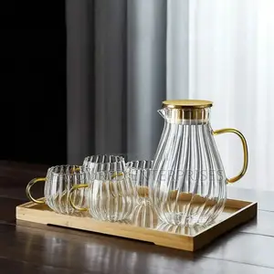 9pcs Borosilicate Tea Pot
