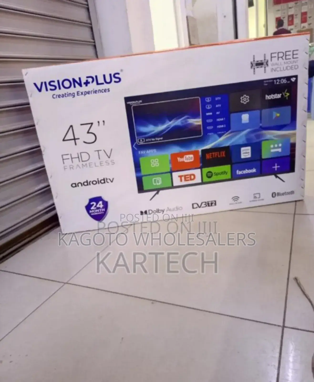 Vision 43inch Smart Tv