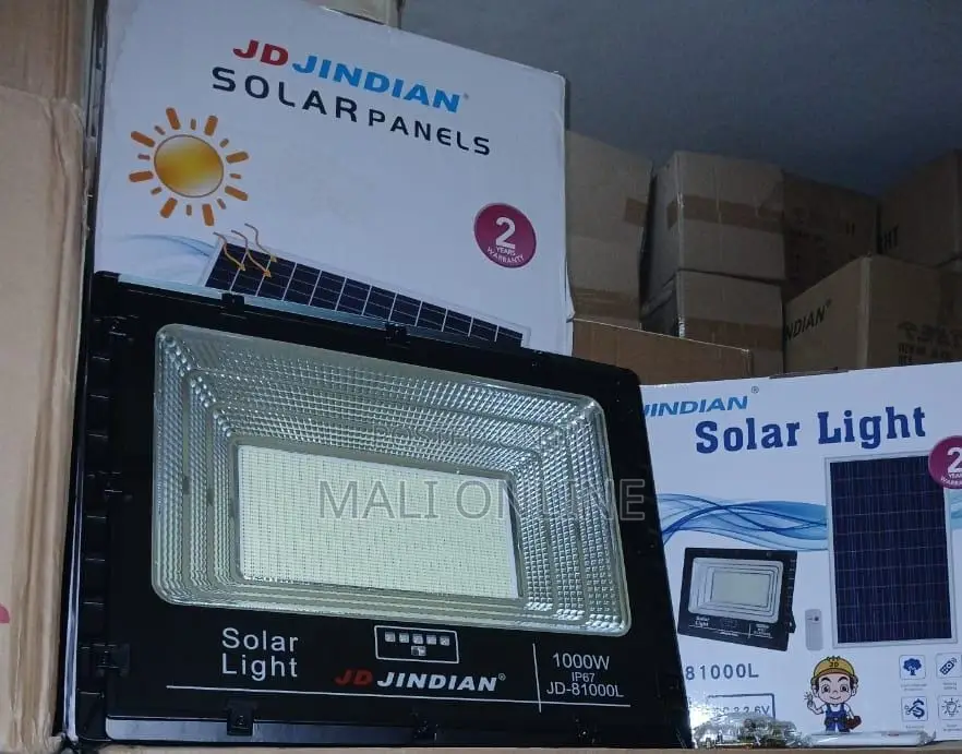 Jd Jindian Jd-81000l 1000w Solar Led Floodlight Outdoor Security Light