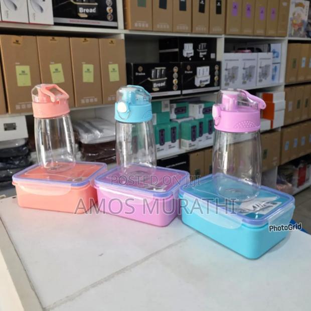 *2pcs Kids Lunch Box With Water Bottle(C) - main view