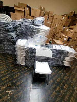 Grey Flame White Foldable Chair - thumbnail 2